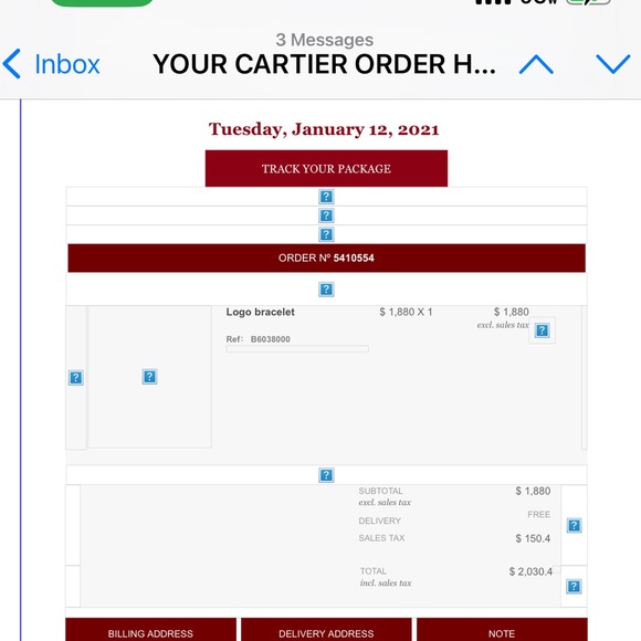 Almost New- Cartier Logo Bracelet 100% Authentic perfect condition - Picture 3 of 9